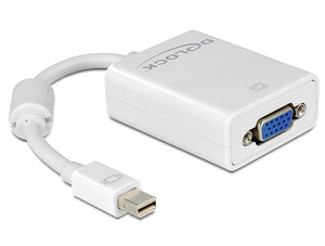 DeLOCK Adapter mini Displayport / VGA FM 0,18 m VGA (D-Sub) Blanc
