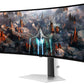 Samsung G93SC écran plat de PC 124,5 cm (49") 5120 x 1440 pixels Dual QHD OLED Argent