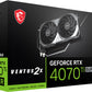 MSI VENTUS GeForce RTX 4070 Ti SUPER 16G 2X OC NVIDIA 16 Go GDDR6X