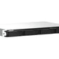 QNAP TS-464eU NAS Rack (1 U) Intel® Celeron® N5095 8 Go DDR4 0 To QNAP Turbo System Aluminium, Noir