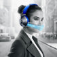 Dyson Zone Casque Avec fil &sans fil Arceau Appels/Musique USB Type-C Bluetooth Bleu