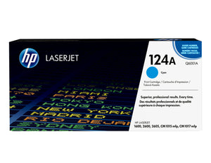 HP 124A toner LaserJet cyan authentique