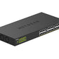 NETGEAR GS324PP Non-géré Gigabit Ethernet (10/100/1000) Connexion Ethernet, supportant l'alimentation via ce port (PoE) Noir