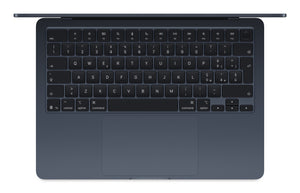 Apple MacBook Air Apple M M4 Ordinateur portable 34,5 cm (13.6") 16 Go 256 Go SSD Wi-Fi 6E (802.11ax) macOS Sequoia Marine