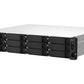 QNAP TS-1264U-RP NAS Rack (2 U) Intel® Celeron® 8 Go DDR4 0 To QNAP QTS Aluminium, Noir