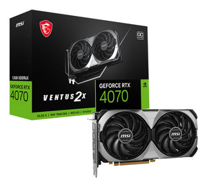 MSI VENTUS GeForce RTX 4070 2X E 12G OC NVIDIA 12 Go GDDR6X