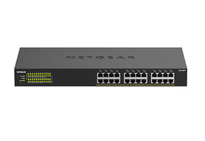 NETGEAR GS324PP Non-géré Gigabit Ethernet (10/100/1000) Connexion Ethernet, supportant l'alimentation via ce port (PoE) Noir