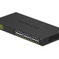 NETGEAR GS324PP Non-géré Gigabit Ethernet (10/100/1000) Connexion Ethernet, supportant l'alimentation via ce port (PoE) Noir
