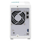 QNAP TS-231K serveur de stockage NAS Tower Annapurna Labs Alpine AL-214 1 Go DDR3 0 To QNAP QTS Turquoise, Blanc