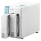 QNAP TS-231K serveur de stockage NAS Tower Annapurna Labs Alpine AL-214 1 Go DDR3 0 To QNAP QTS Turquoise, Blanc