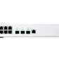 QNAP QSW-308-1C commutateur réseau Non-géré Gigabit Ethernet (10/100/1000) Blanc