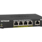 NETGEAR GS305Pv2 Non-géré Gigabit Ethernet (10/100/1000) Connexion Ethernet, supportant l'alimentation via ce port (PoE) Noir