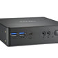 Shuttle XPC Nano PC NC40U5, Intel Core i5-1235U, 1x HDMI, 1x DP,1xUSB-C/DP, 6x USB3.2, 1x 2.5" bay, 2x M.2, 1x LAN, RAID, fonctionnement permanent 24/7, attaches VESA
