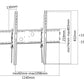 Equip 650322 Support mural inclinable et incurvé pour TV 60"-100