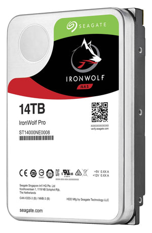 Seagate IronWolf Pro disque dur 14 To 7200 tr/min 256 Mo 3.5" Série ATA III