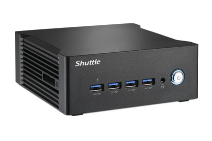 Shuttle Nano PC NA10H7, AMD Ryzen™ 7-8845HS APU, Radeon 780M , 2xHDMI, 2xUSB 4.0 (DP), 2x2.5Gbit LAN, VESA, 24/7