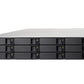 QNAP TL-R1200C-RP Boîtier de disques de stockage Boîtier disque dur/SSD Noir, Gris 2.5/3.5"