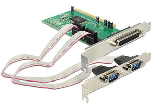 DeLOCK 1x Parallel & 2x Serial - PCI card carte et adaptateur d'interfaces