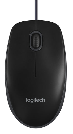 Logitech B100 souris Bureau Ambidextre USB Type-A Optique 800 DPI