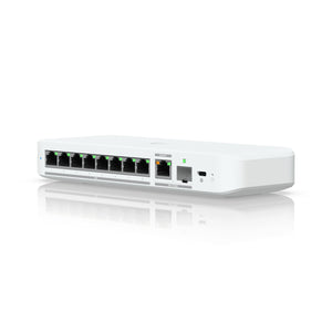 Ubiquiti UniFi Flex 2.5G Géré L2 2.5G Ethernet (100/1000/2500) Connexion Ethernet, supportant l'alimentation via ce port (PoE) Montage sur le bureau ou sur le mur Blanc