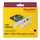 DeLOCK 90299 carte et adaptateur d'interfaces Interne USB 3.2 Gen 1 (3.1 Gen 1)