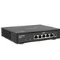 QNAP QSW-1105-5T commutateur réseau Non-géré Gigabit Ethernet (10/100/1000) Noir