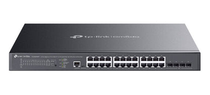 TP-Link Omada SG3428XMPP commutateur réseau Géré L2+ Gigabit Ethernet (10/100/1000) Connexion Ethernet, supportant l'alimentation via ce port (PoE) 1U Noir