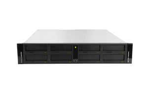 Overland-Tandberg O-T RDX QuikStation 8 RM, 4 baies, 2x 10 Go Ethernet, baie de lecteur amovible, montage en rack 2U