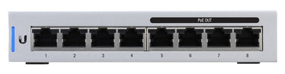 Ubiquiti UniFi Switch 8 Géré Gigabit Ethernet (10/100/1000) Connexion Ethernet, supportant l'alimentation via ce port (PoE) Gris
