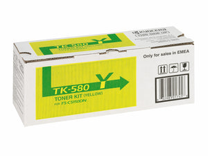 KYOCERA TK-580Y Cartouche de toner 1 pièce(s) Original Jaune