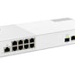 QNAP QSW-M2108-2C commutateur réseau Géré L2 2.5G Ethernet (100/1000/2500) Gris, Blanc