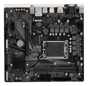 GIGABYTE H610M S2H V2 DDR4 Carte mère - Compatible avec processeurs Intel Core 14th CPUs, 6+1+1 Hybrid Phases Digital VRM, up to 3200MHz DDR4 (OC), 1xPCIe 3.0 M.2, GbE LAN, USB 3.2 Gen 1