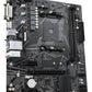 GIGABYTE Carte mère A520M H - Prend en charge les processeurs AMD Ryzen série 5000 AM4, VRM numérique pur 4+3 phases, jusqu'à 5100 MHz DDR4 (OC), PCIe 3.0 x4 M.2, LAN GbE, USB 3.2 Gen 1