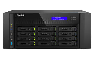 QNAP TS-h1290FX NAS Tower EPYC 7232P 64 Go DDR4 0 To QuTS hero Noir