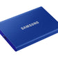Samsung Portable SSD T7 2 To USB Type-C 3.2 Gen 2 (3.1 Gen 2) Bleu