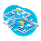 Powerline FRITZ! 1260 1200 Mbit/s Ethernet/LAN Wifi Blanc 1 pièce(s)