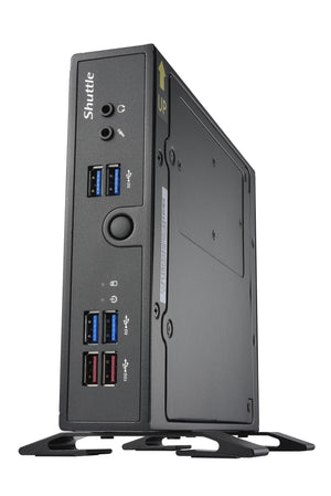 Shuttle XPC slim Barebone DS50U5, i5-1335U, 2x LAN (1x 2.5Gbit ,1x 1Gbit), 1xCOM,1xHDMI,1xDP, 1x VGA, fanless, fonctionnement permanent 24/7