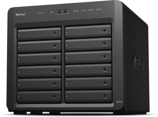 Synology DiskStation DS2422+ serveur de stockage NAS Tower Ryzen Embedded V1500B 4 Go DDR4 0 To DiskStation Manager Noir