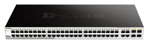 D-Link DGS-1210-48 commutateur réseau Géré L2 Gigabit Ethernet (10/100/1000) 1U Noir