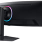 Samsung G95C écran plat de PC 124,5 cm (49") 5120 x 1440 pixels Dual QHD LED Noir