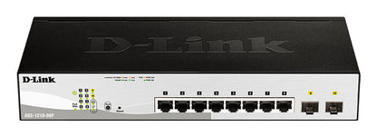 D-Link DGS-1210-08P Géré L2 Gigabit Ethernet (10/100/1000) Connexion Ethernet, supportant l'alimentation via ce port (PoE) Noir