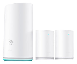 Huawei WiFi Q2 Pro (1 Base + 2 Satellite) Bi-bande (2,4 GHz / 5 GHz) Wi-Fi 5 (802.11ac) Blanc
