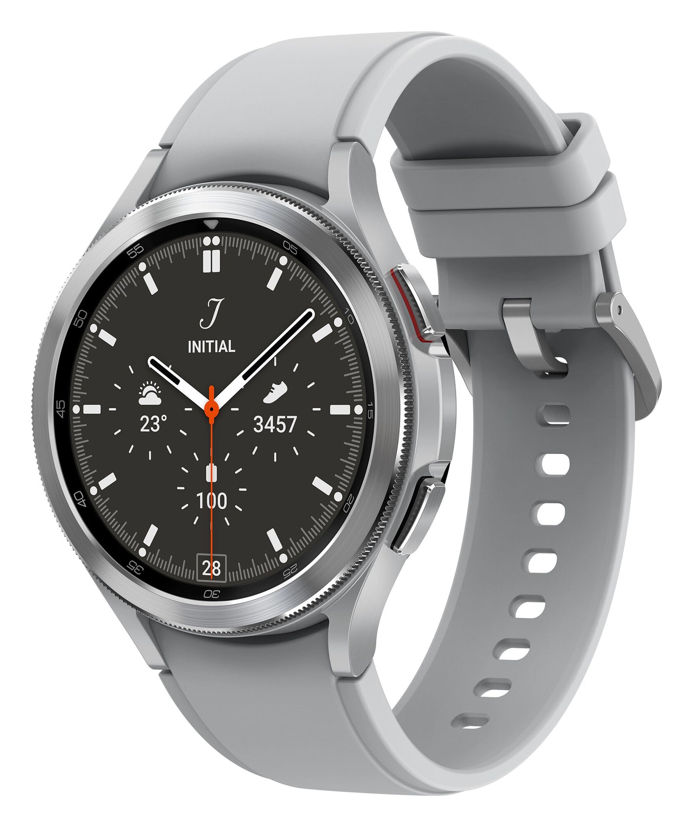 Samsung Galaxy Watch4 Classic 3,56 cm (1.4") OLED 46 mm Numérique 450 x 450 pixels Écran tactile 4G Argent Wifi GPS (satellite)