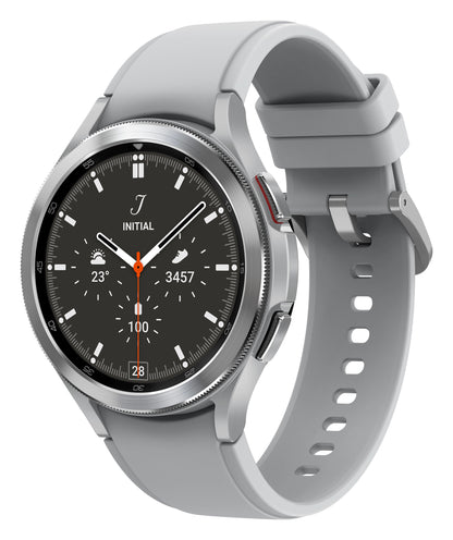 Samsung Galaxy Watch4 Classic 3,56 cm (1.4") OLED 46 mm Numérique 450 x 450 pixels Écran tactile 4G Argent Wifi GPS (satellite)