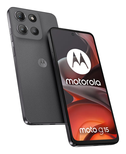 Motorola moto g15 17,1 cm (6.72") Double SIM Android 15 4G USB Type-C 4 Go 128 Go 5200 mAh Gris