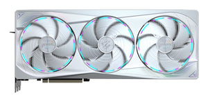 GIGABYTE AORUS GeForce RTX 5080 MASTER ICE 16G Carte Graphique - 16 Go GDDR7, 256 bits, PCI-E 5.0, 2805MHz Core Clock, 3 x DP 2.1a, 1 x HDMI 2.1b, NVIDIA DLSS 4, GV-N5080AORUSM ICE-16GD