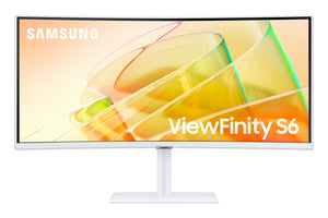 Samsung S65TC écran plat de PC 86,4 cm (34") 3440 x 1440 pixels UltraWide Quad HD LED Blanc