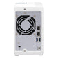 QNAP TS-231P3 NAS Tower Annapurna Labs Alpine AL-214 4 Go DDR3 0 To QNAP QTS Turquoise, Blanc
