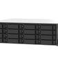 QNAP TS-1673AU-RP-16G serveur de stockage NAS Rack (3 U) Ryzen Embedded V1500B 16 Go DDR4 0 To QNAP QTS Noir, Gris