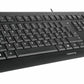 CHERRY KC 1000 clavier Universel USB AZERTY Belge Noir